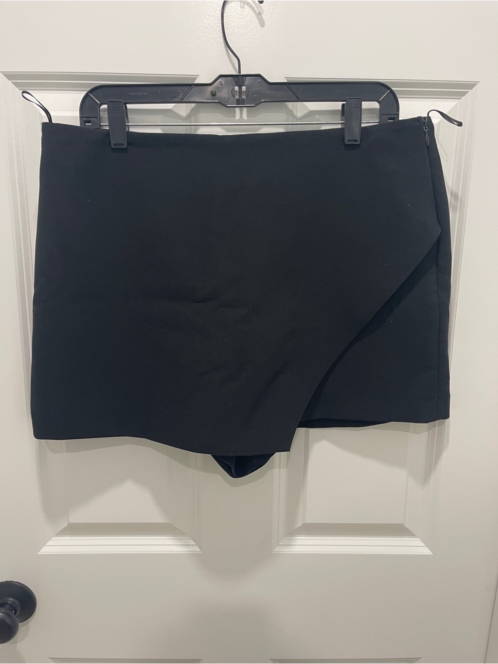 Zara Black Asymmetric Skort